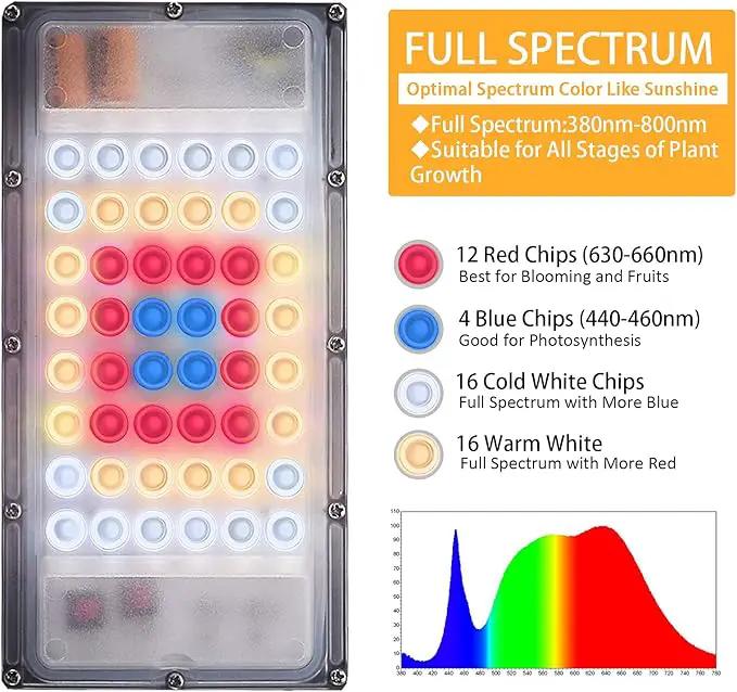 LBW Grow Light for Indoor Plants, Full Spectrum Desk LED Plant Light, Small Grow Lamp with 4H/8H/12H Timer, 6-Level Brightness, Height Adjustable, Flexible Gooseneck, Ideal for Indoor Growth by GreenHaven Gardens