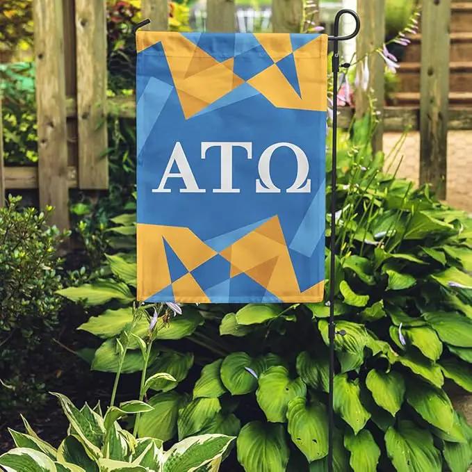 Alpha Tau Omega Licensed Flag Garden 12x19 inches Flag Banner Yard Decor Outdoor Decoration (Alpha Tau Omega #7) by GreenHaven Gardens