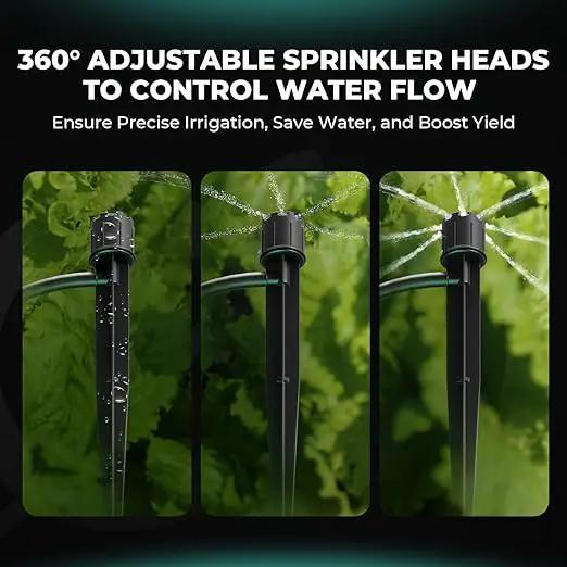MARS HYDRO 2025 New Auto Drip Irrigation Kits with 13 Gallon Foldable Bucket, 24W Upgraded Water Pump, 8 Drip Emitters, Garden Watering System for Grow Tent Indoor, Lawn, Greenhouse, Yard by GreenHaven Gardens
