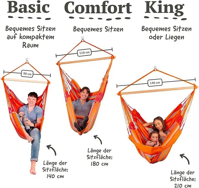 LA SIESTA® - XL King Domingo Hammock Swing Chair & CasaMount - Weather & Tear Resistant Hanging Chair - Outdoor Indoor Hammock Chair w/Suspension Kit for Walls Ceilings Square Beams - Toucan by GreenHaven Gardens