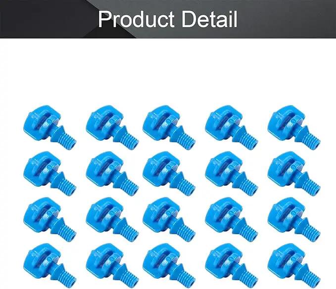 MroMax 25Pcs 360 Degree Micro Sprayer Automizing Sprinkler Nozzle Hydroponic Aeroponic Misters Fan Jet for Miniature Garden Lawn Plant Irrigation System Blue by GreenHaven Gardens