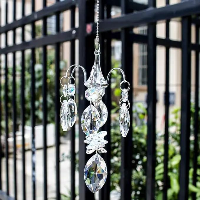H&D HYALINE & DORA Crystals Horse Eye Prisms Suncatcher Hanging Ornament Rainbow Maker Hanger for Home,Garden Decoration by GreenHaven Gardens