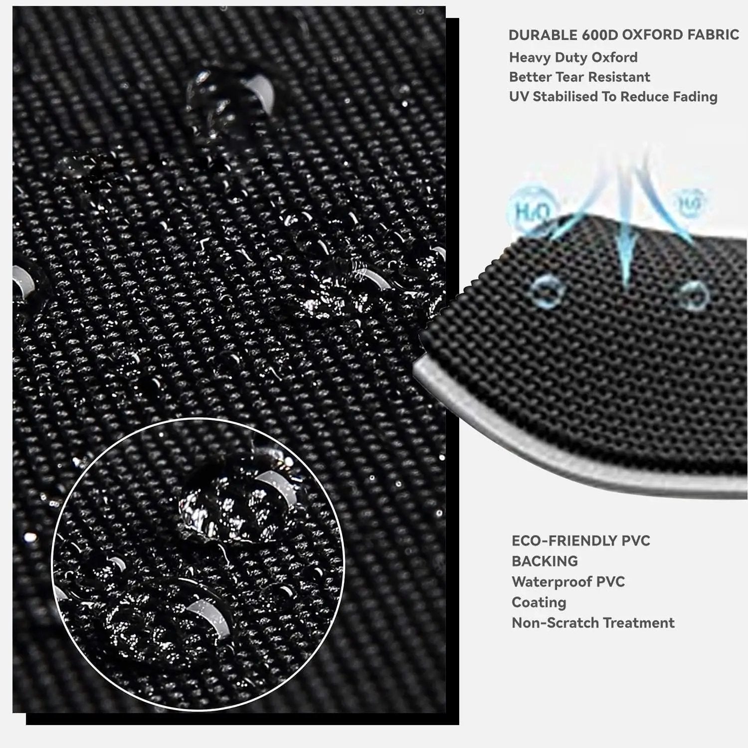 Pizza Oven Table Cover- Heavy Duty Waterproof Cover for Pizza Oven Cart Table,Compatible with 51 inch Outdoor Utility Cart and Storage Cabinet Black by GreenHaven Gardens