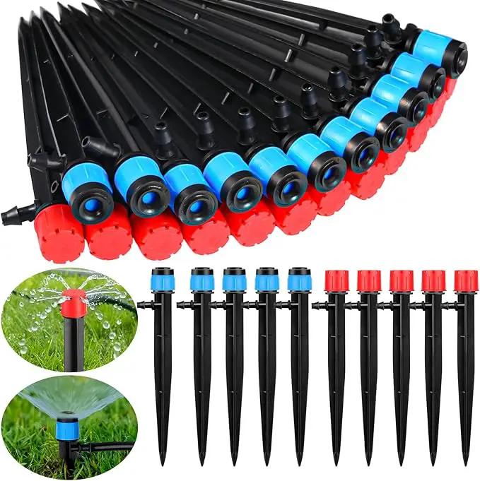 120 Pcs Drip Irrigation Emitters for 1/4'' Drip Irrigation Tubing 60 Irrigation Emitters Sprayer 60 Adjustable 360 Degree Water Flow Drippers for Patio Lawn Garden Watering by GreenHaven Gardens