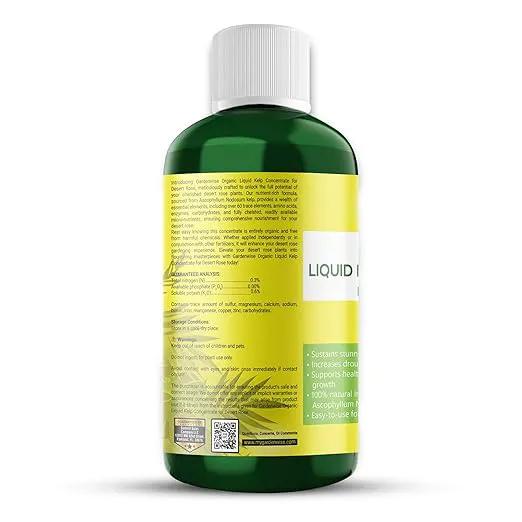 Liquid Kelp Fertilizer for Desert Rose - Plant Food for Adenium & Desert Plants - Organic Seaweed Fertilizer for Robust Growth and Blooms (32 OZ) by GreenHaven Gardens