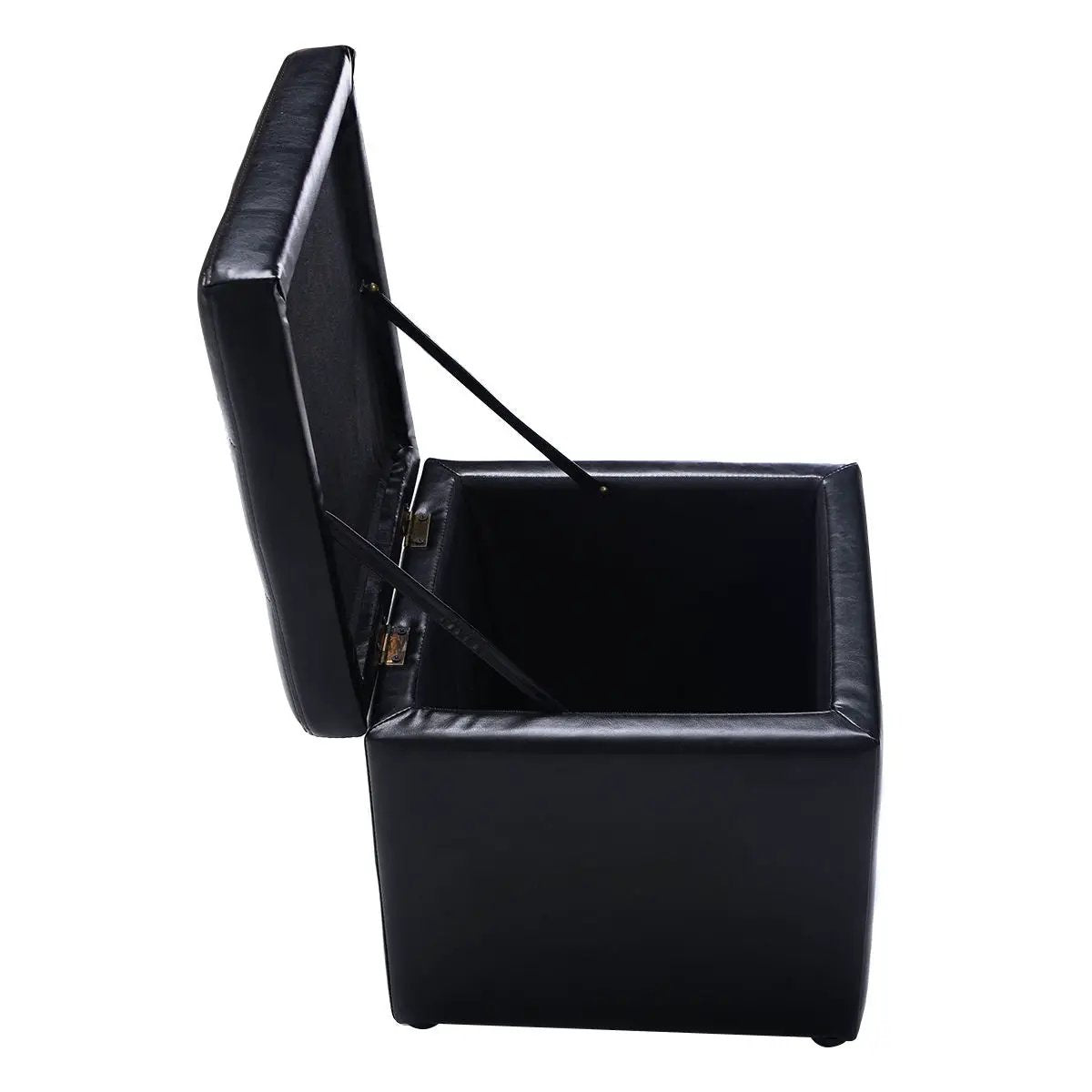 Foldable Cube Ottoman Pouffe Storage Seat, photo 13 of 16
