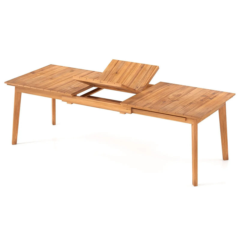 71 Inch-94 Inch 6-8 People Patio Extendable Dining Table by DirectDeals