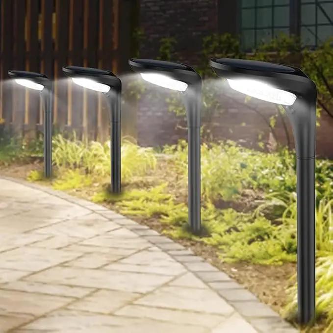JSOT 150 Lumen Bright Solar Outdoor Lights,4 Pack Solar Pathway Lights Waterproof Landscape Lighting Path Light for Garden Decor Walkway Yard Driveway Holiday Decorative Lamp by GreenHaven Gardens
