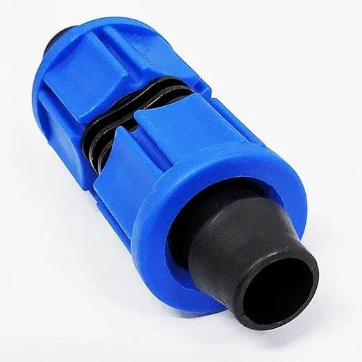20pcs Drip Irrigation Coupling, Blue Connector Farm Irrigation Tools, Universal Joint Drip Irrigation Tube Fitting Set (5/8 Inch) by GreenHaven Gardens