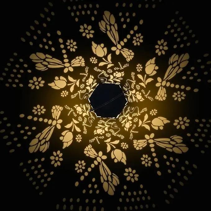Dragonfly Solar Lanterns Outdoor Waterproof - Birthday Gifts for Women, Men, Mom, Mothers Day Gifts, Solar Lights Outdoor Hanging Garden Decor for Outside, Patio, Outdoor, Yard, Lawn, Balcony by GreenHaven Gardens