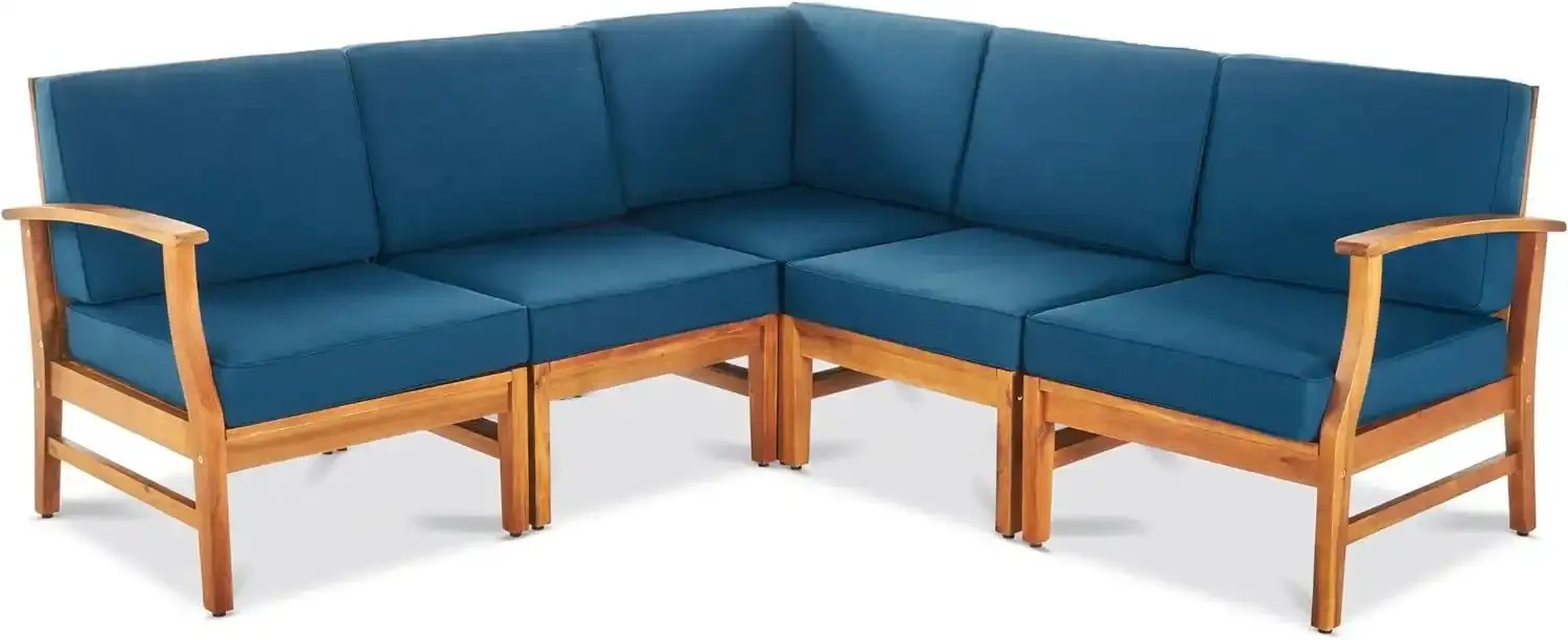 Perla - 5 Pieces Sofa Set by HouseOfZazla