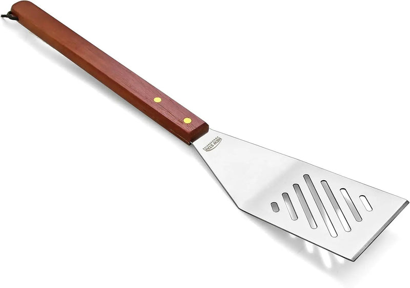 New Star Foodservice 59007 Stainless Steel BBQ Tool Set with Solid Hard Wood Handles, Set of 4 by GreenHaven Gardens