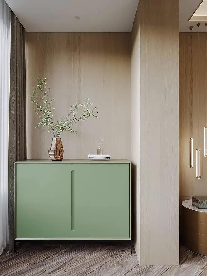 Dimoon 118"x15.7" Peppermint Light Green Peel and Stick Wallpaper Cyan Thicken Waterproof Contact Paper Solid Green Gray Wall Paper Self Adhesive Wallpaper Removable Shelf Drawer Liner Vinyl Roll by GreenHaven Gardens