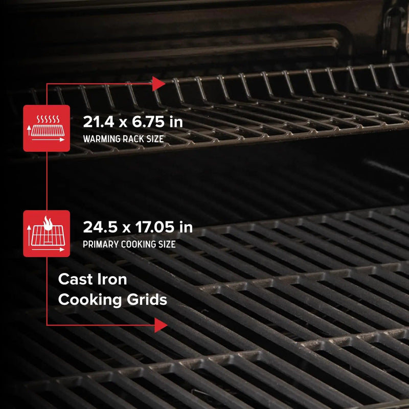 Nexgrill 4-Burner Propane Gas Grill with Side Burner, 52,000BTUs, 562 SQ. In. Cooking Space, BBQ Grill with Stainless Steel Lid & Control Panel for Outdoor Cooking, Patios, and More - 720-0925PA by GreenHaven Gardens