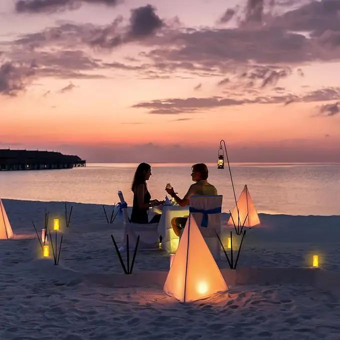 Hompavo 【Upgraded】 LED Flame Lights with Remote & Timer, 4-Mode Rechargeable Battery Operated Flameless Candles, Pillar Flickering Lantern for Living Room Bathroom Patio Wedding Halloween Home Decor by GreenHaven Gardens