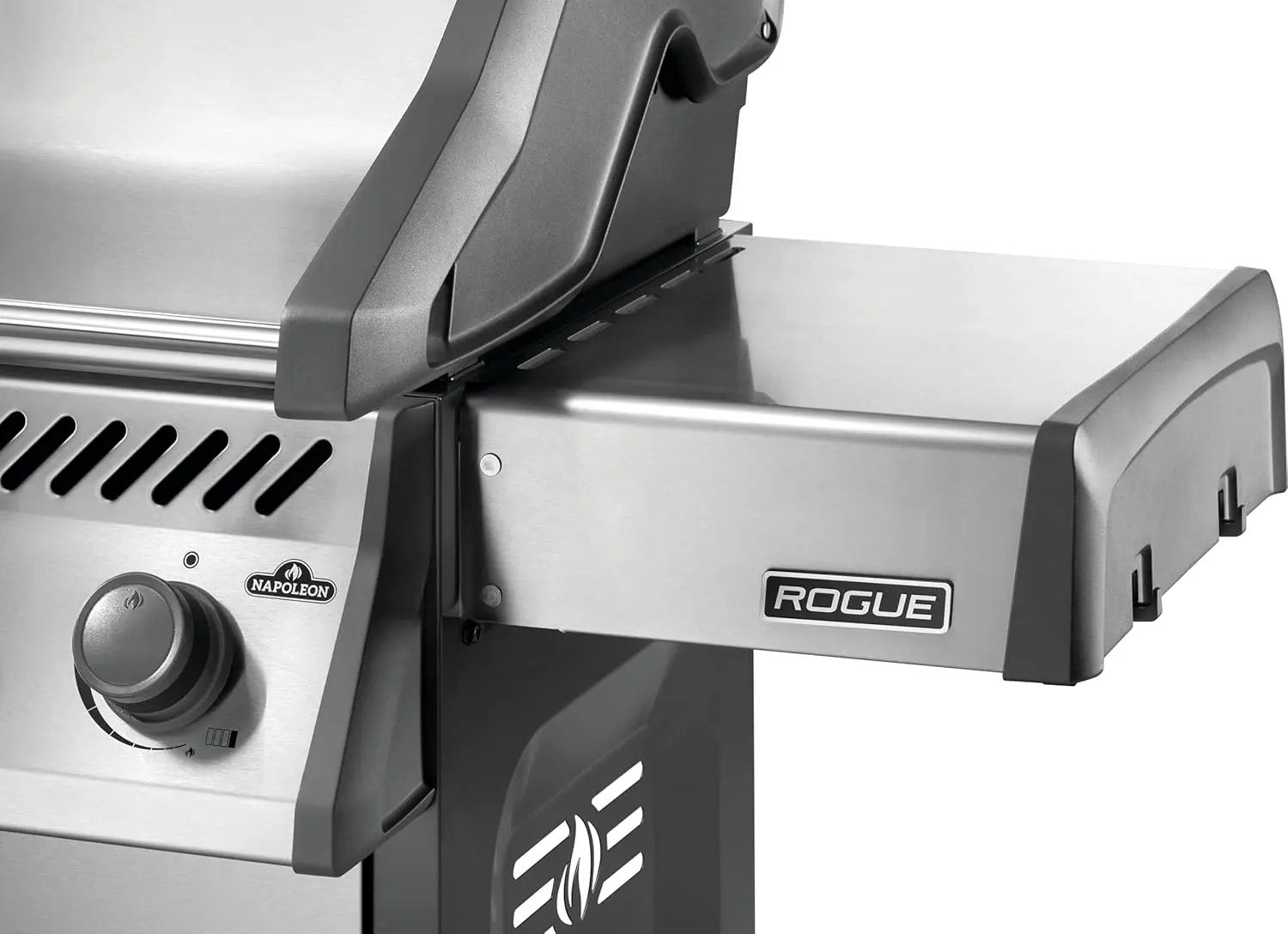 Napoleon Rogue 525 Propane Gas Grill with Range Side Burner, Stainless Steel, Durable 5-Burner Grilling Experience by GreenHaven Gardens
