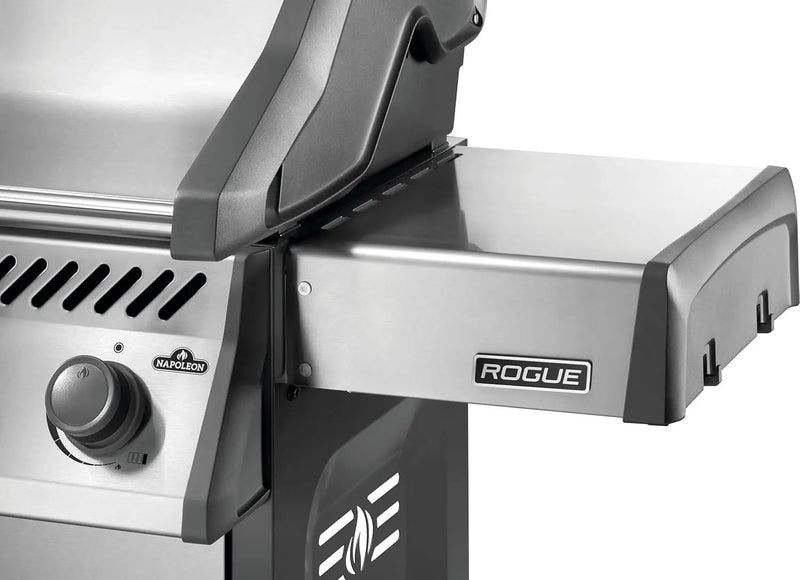 Napoleon Rogue 525 Propane Gas Grill with Range Side Burner, Stainless Steel, Durable 5-Burner Grilling Experience by GreenHaven Gardens