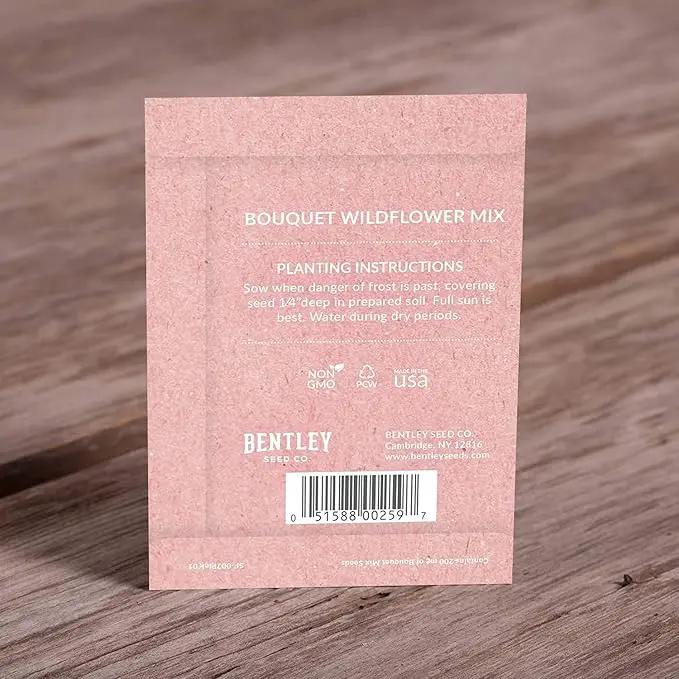 BENTLEY SEED CO. Oh Baby Flower Seeds Packets - Girl/Boy Baby Shower Favors - Pre-Filled, 25 Wildflower Seed Packs for Favor - Eco-Friendly Gift & Babys Guest Giveaways - Non-GMO Seeds - Pink Envelop by GreenHaven Gardens