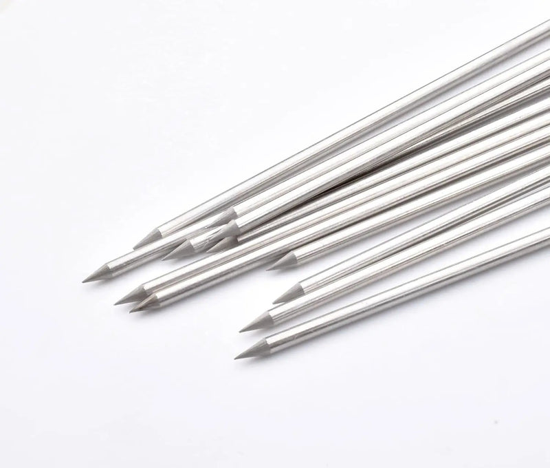 30 Pack 10 Inch Metal Barbecue Skewers, Stainless Steel BBQ Skewers, Shish Kebab Kabob Skewers (BBQ 10Inch-30p) by GreenHaven Gardens