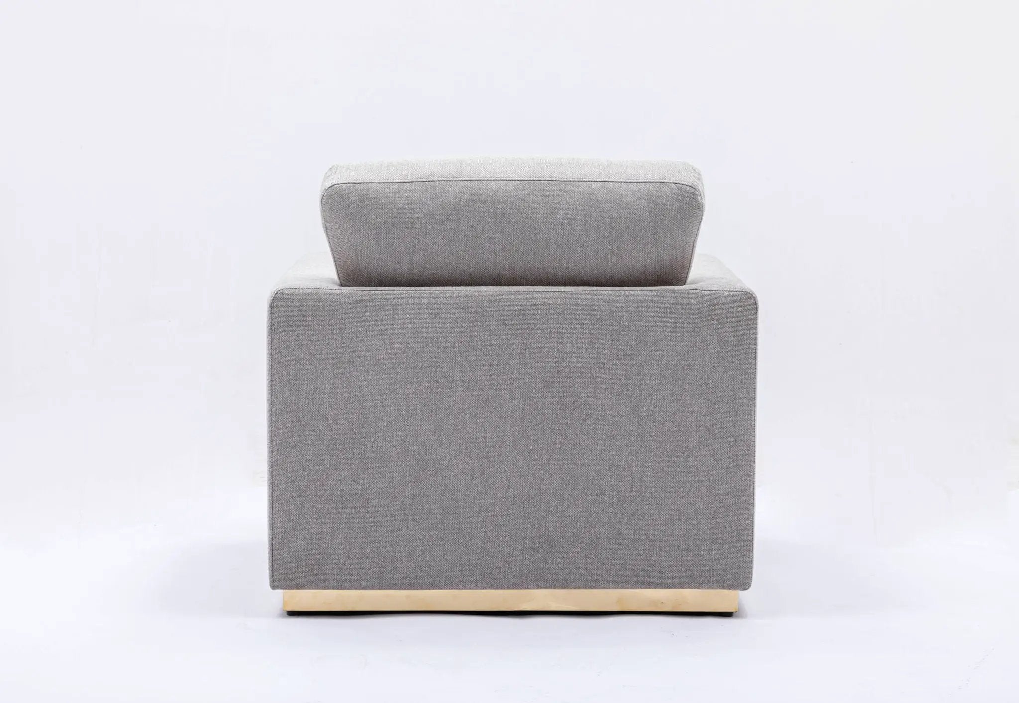 Valin - Linen Chair For Living Room - Gray