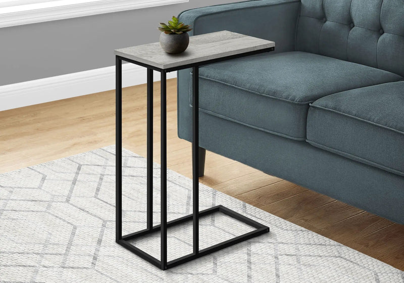 Accent Table, C-Shaped, Space-Saving Functionality by HouseOfZazla