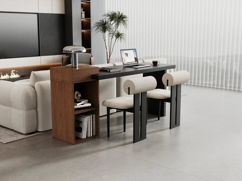 Modern Two-Tone Sofa Side Table by HouseOfZazla