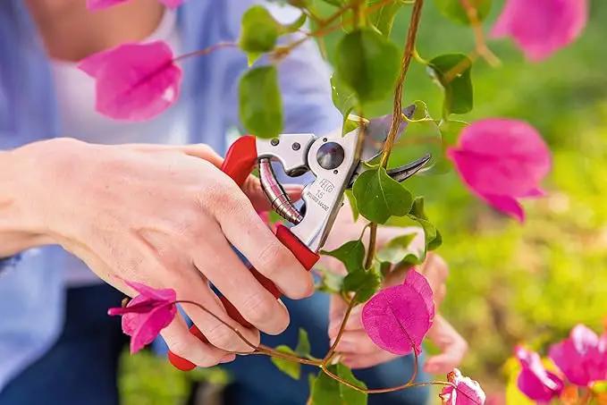 Felco F 15 Pruning Shears – 4.7" Garden Clippers with Rubber Grip & Anvil Blade | Hand Pruners for Gardening | Garden Tool Cutter with Forged Aluminum Handle, Lightweight Precision for Small Hands by GreenHaven Gardens