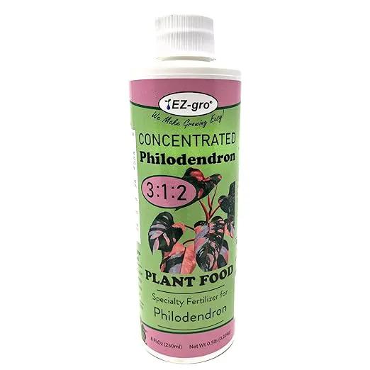 EZ-GRO Liquid Philodendron Fertilizer - Indoor Plant Food with Ratio of 3 1 2 NPK Fertilizer for Philodendron Plant | Premium Indoor Plant Fertilizers for Healthy Growth by GreenHaven Gardens
