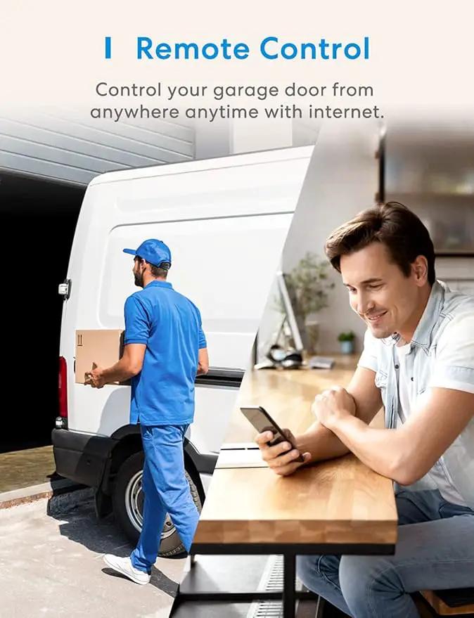 meross Smart Garage Door Opener Remote, APP Control, Compatible with Alexa and SmartThings, Multiple Notification Modes, No Hub Needed by GreenHaven Gardens