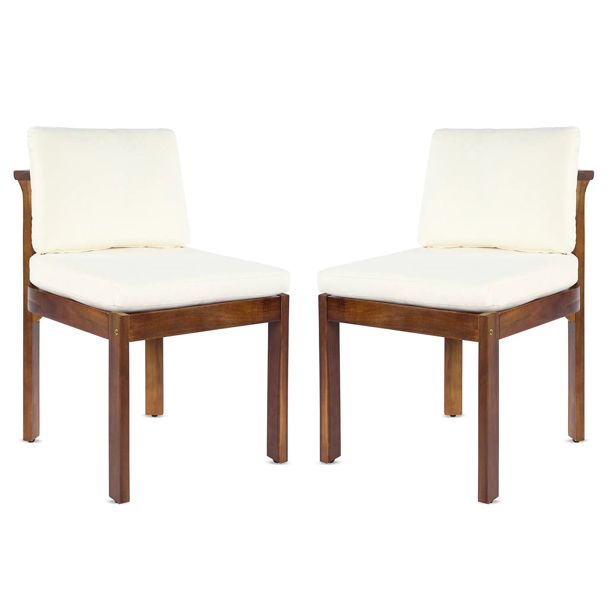 Acacia Wood Outdoor Dining Chair (Set of 2) by HouseOfZazla