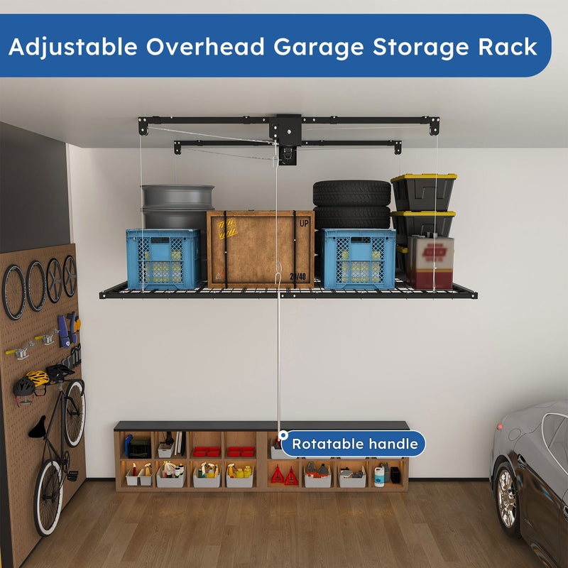 Overhead Garage Storage Rack by HouseOfZazla