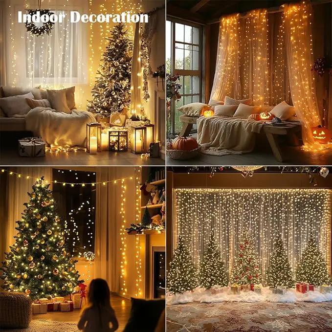 Fairy Lights Plug in,400FT 1200 LEDs Waterproof Led String Lights,Twinkle Light with 8 Modes Remote for Outdoor Indoor Christmas Wedding Birthday Garden Party Decorations,Warm White by GreenHaven Gardens