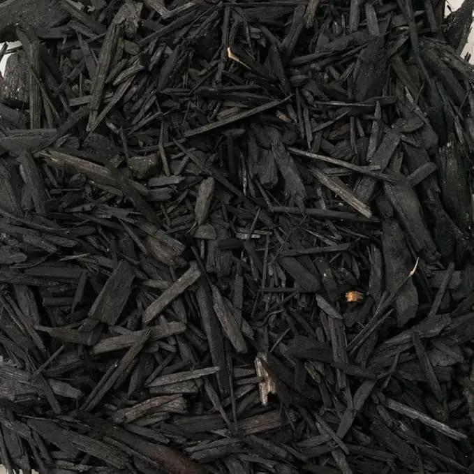 Organic Black Mulch - Provide Natural Nutrients for Strong and Resilient Plants - 20 QUARTS by GreenHaven Gardens