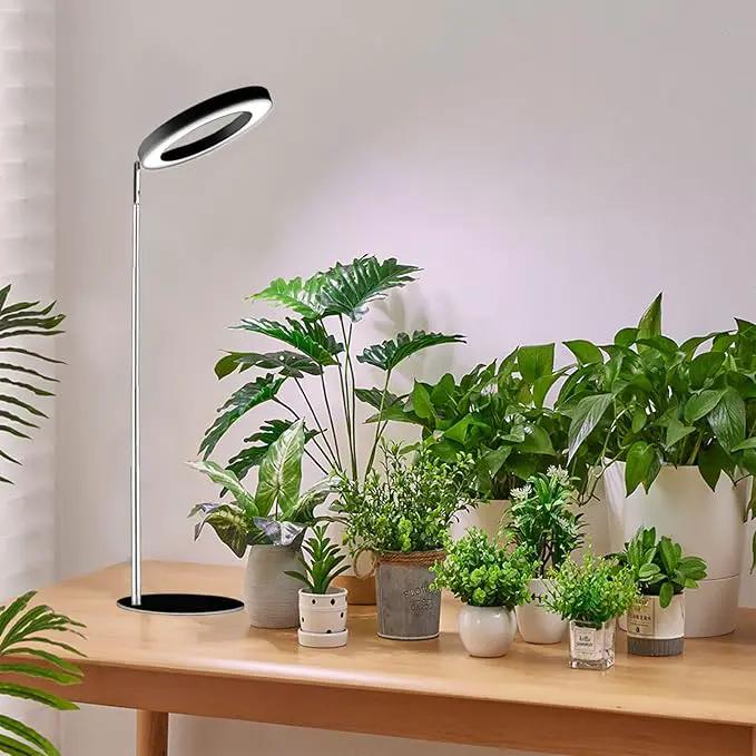 yadoker Plant Grow Light for Indoor Plant,Desk LED Grow Light,Height Adjustable,Automatic Timer with 8/12/16 Hours,10-Level Brightness,Ideal for Small Plant Grow by GreenHaven Gardens
