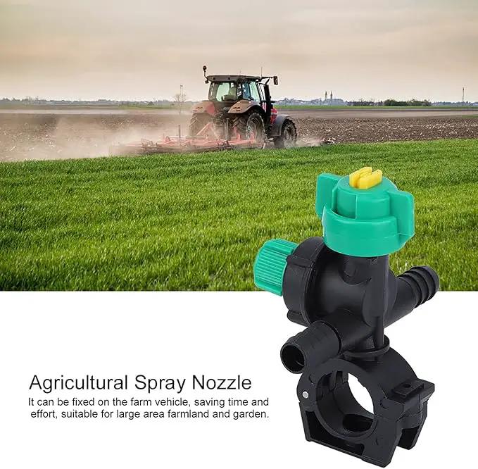 Misting Nozzles, External Thread Agricultural Sprayer Fan Shaped Spraying Nozzle, Hose Drip Irrigation Sprayer Nozzle for Agriculture, 2 Pcs by GreenHaven Gardens