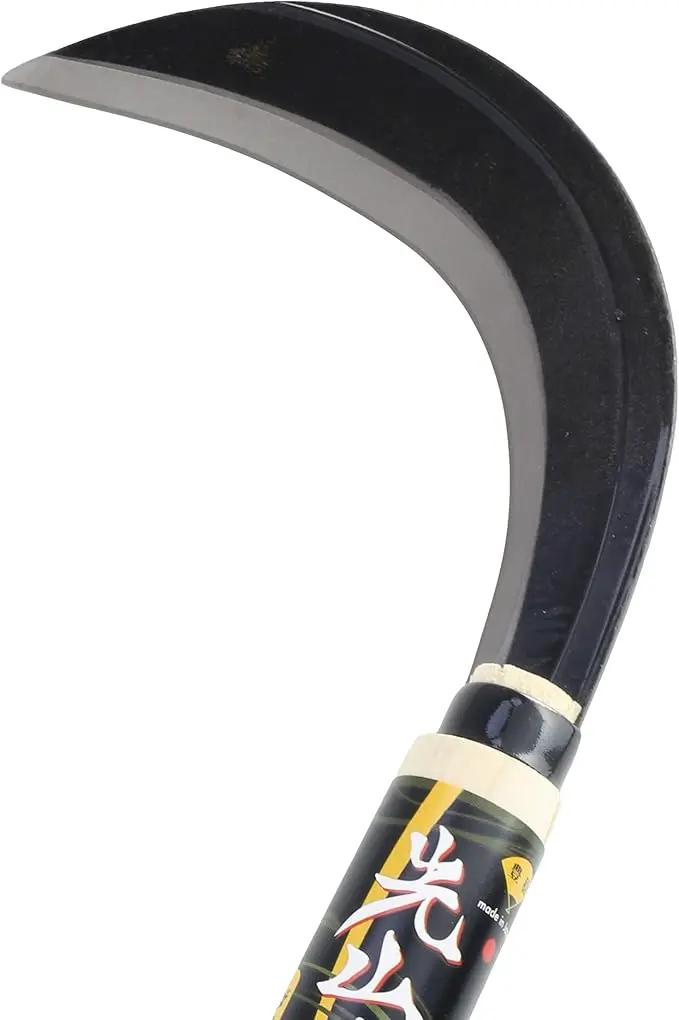 Weeding Tools Gardening Sickle [Made in Japan] Compound Steel Japanese Garden Hand Weeder Hand-held Hoe Scythe by GreenHaven Gardens