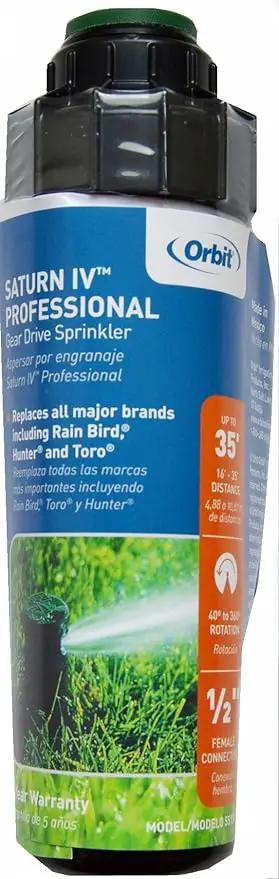 Orbit 55179 Saturn IV Pro Gear Drive Rotor Sprinkler Spray Head with Matched Precipitation (10) by GreenHaven Gardens
