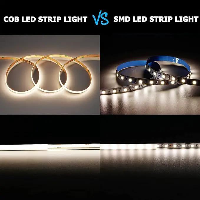24V COB LED Strip Light Natural White 4000K 5M/16.4ft 2400LEDs Waterproof IP65 Uniform Glow CRI 93+ Flexible LED Tape Lights for DIY Cabinet Bedroom Kitchen Home Decor(No Power Supply) by GreenHaven Gardens