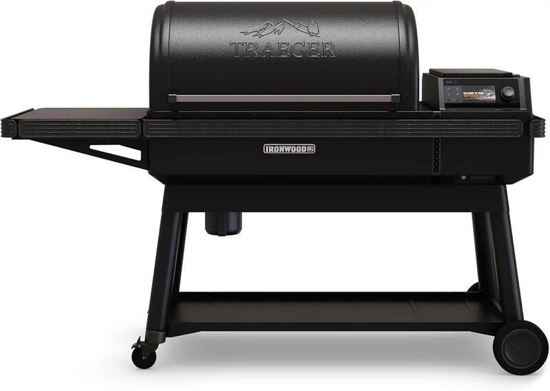 Traeger Ironwood XL Wood Pellet Smoker Grill, 924 Sq In Cooking Area, WiFIRE Smart Temperature Control, Up to 500 Degrees, Super Smoke Mode, 6 in 1 Outdoor BBQ Electric Smoker and Grill by GreenHaven Gardens