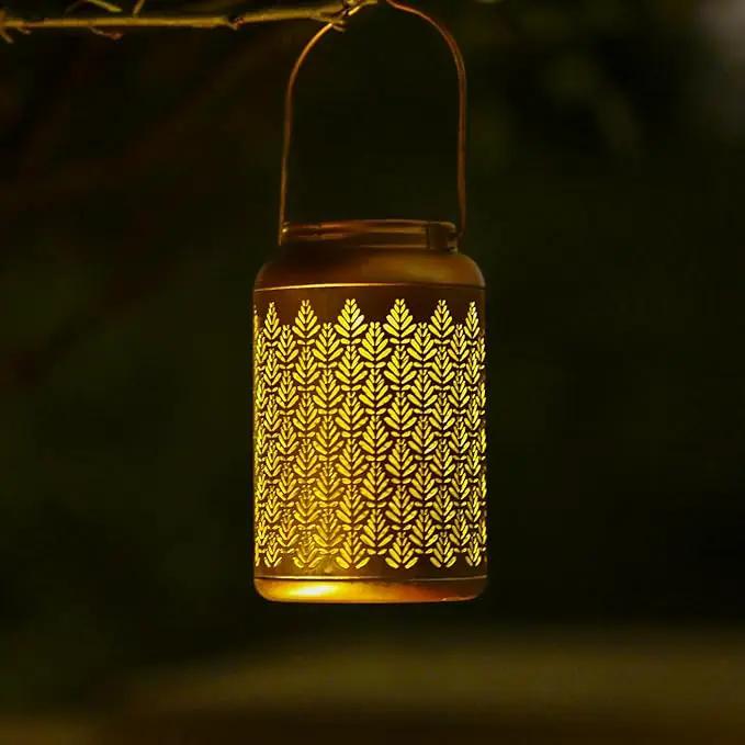 Solar Lanterns Outdoor Waterproof - Birthday Gifts for Women, Men, Mom, Mothers Day Gifts, Solar Lights Outdoor Hanging Garden Decor for Outside, Patio, Outdoor, Yard, Lawn, Balcony Grass by GreenHaven Gardens