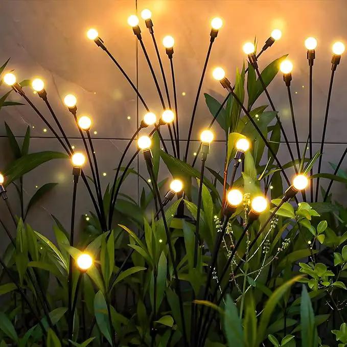 Warm-2Pack 16LED Firefly Warm Changing Lights,Garden Solar Lights Outdoor Decorative,Yard Waterproof Solar (Warm-2pcs) by GreenHaven Gardens