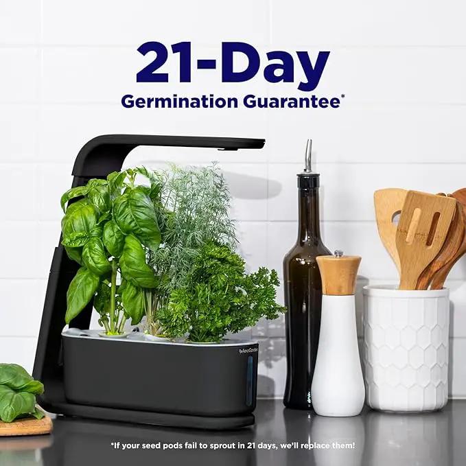 AeroGarden Sprout - Indoor Garden with LED Grow Light, Black by GreenHaven Gardens