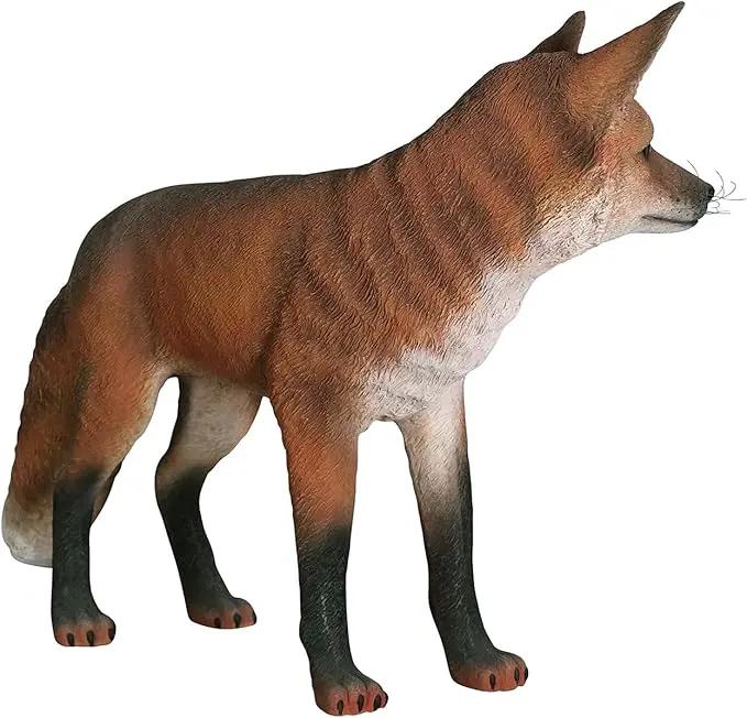 Design Toscano NE100103 European Red Fox Statue, full color by GreenHaven Gardens