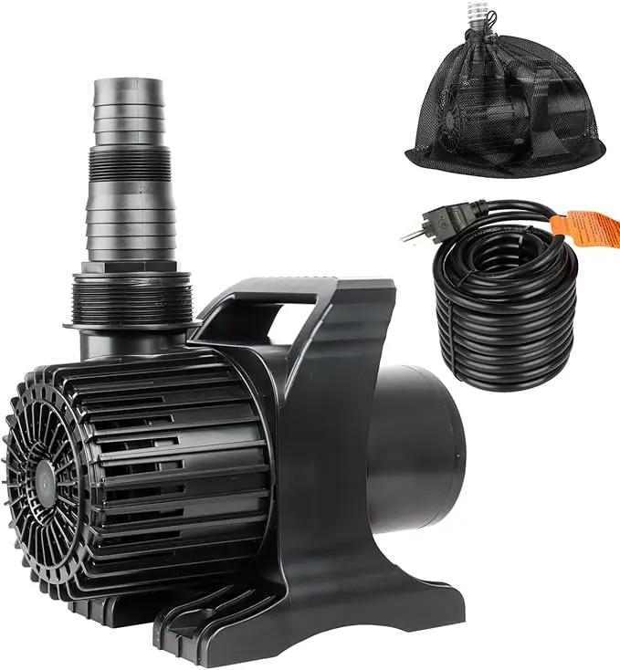 Outdoor Extra Large 11800gph-850W 32.8FT Pond Water-fall & Kio Fish Fountain-s& Garden Pump Submersible IPX8: Long 32.8FT Cord Smart-er&Quieter Duck&Yard&Patio Ponds Pumps,1 Barrier Pump Bag by GreenHaven Gardens