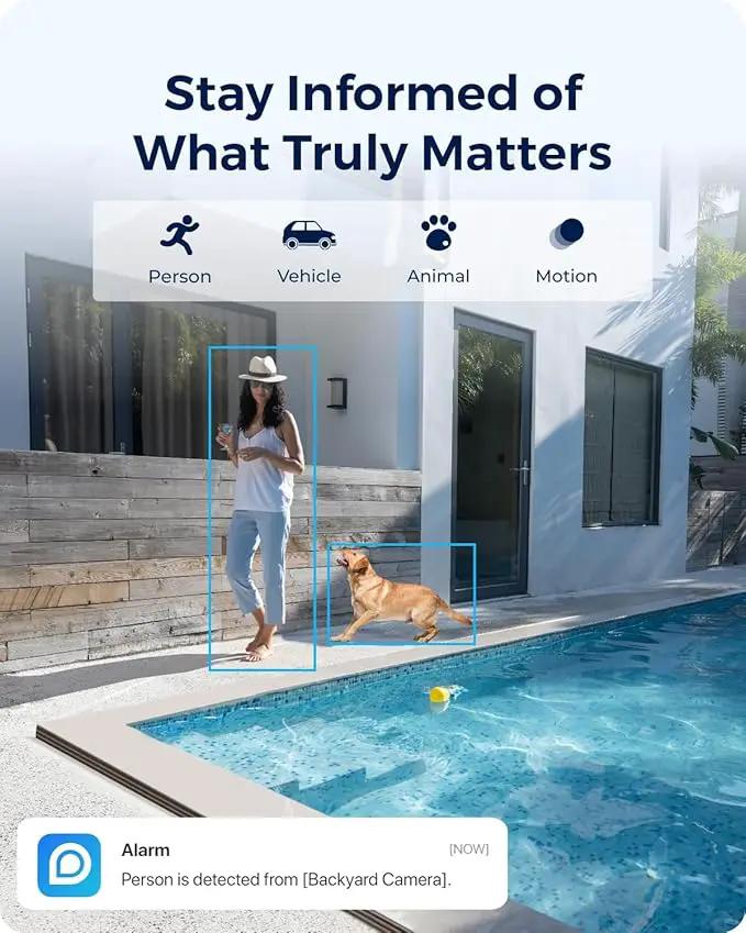 REOLINK First 4K Solar Security Cameras Wireless Outdoor, Argus PT Ultra+ 3W Solar Panel, 360° Pan Tilt Auto-Tracking, 8MP Color Night Vision, 2.4/5 GHz Wi-Fi 6, No Monthly Fee, Home Hub Compatible by GreenHaven Gardens