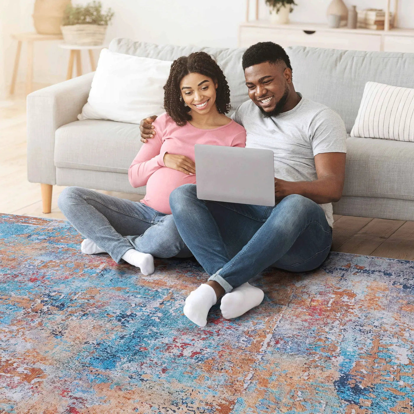 Maval - Stunning Area Rug, Washable by Unique Piece Furniture