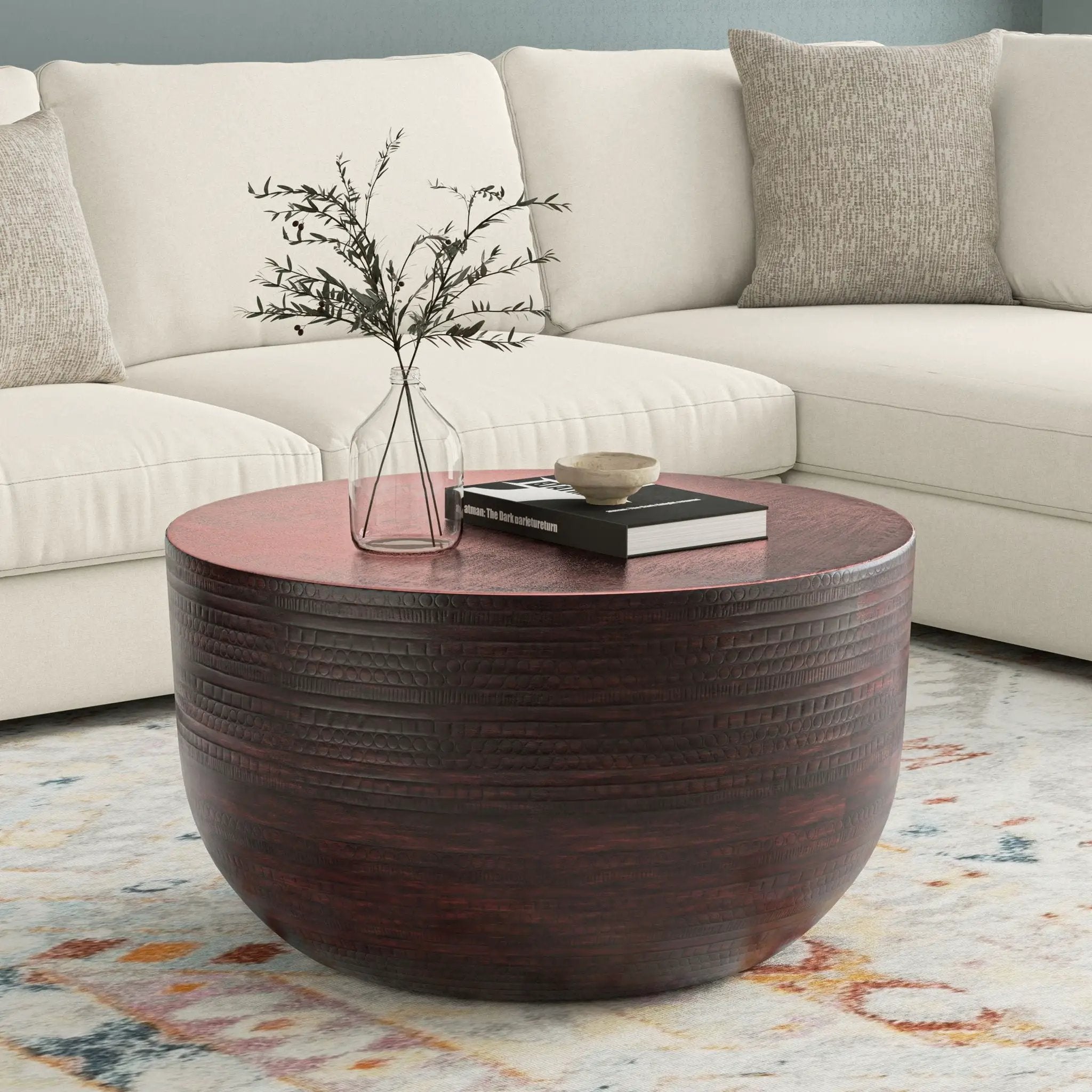 Johnsen - Handcrafted Metal Coffee Table by Unique Piece Furniture
