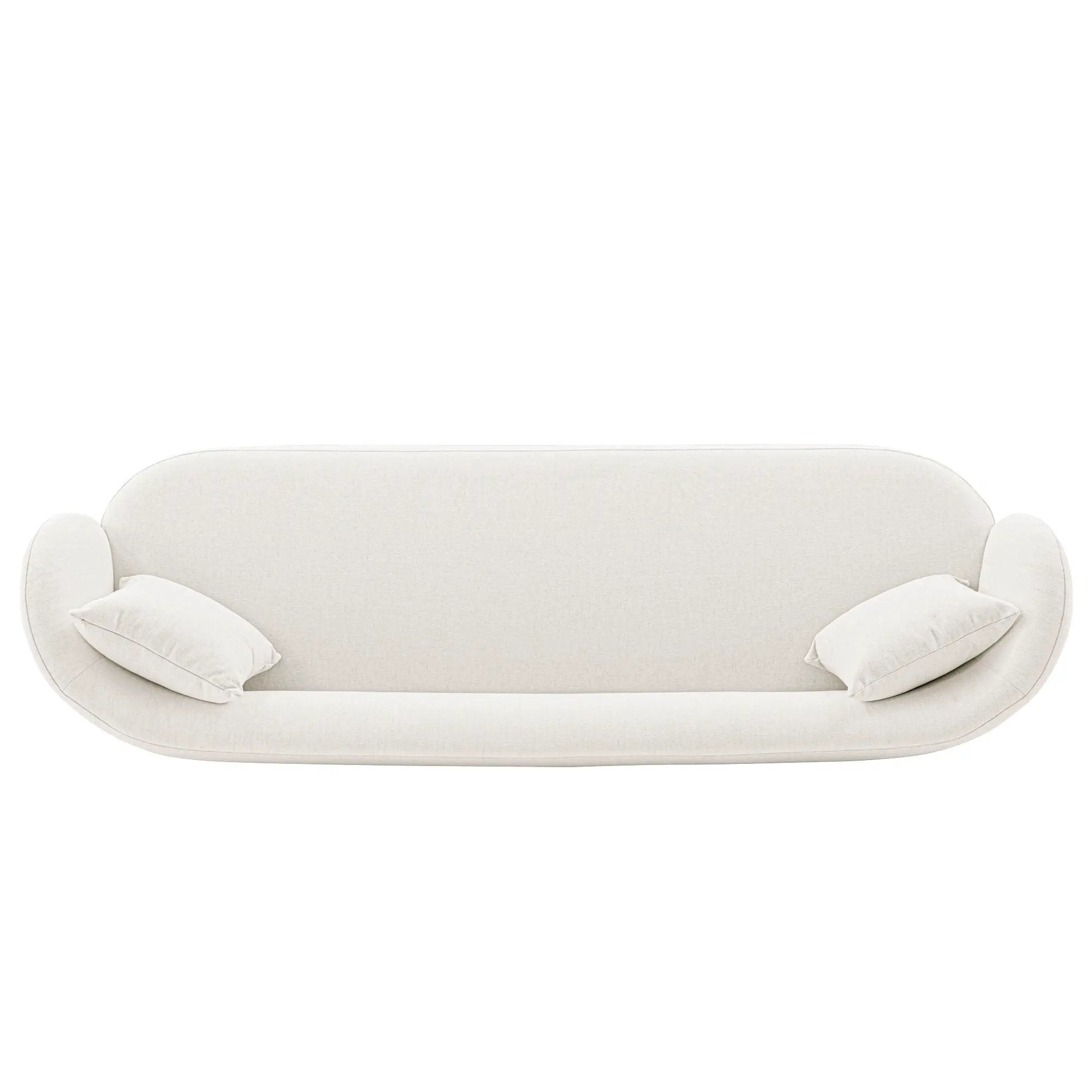 Siri - Upholstered Sofa - Cream by HouseOfZazla