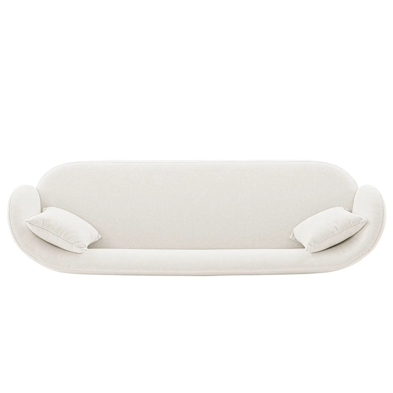 Siri - Upholstered Sofa - Cream by HouseOfZazla