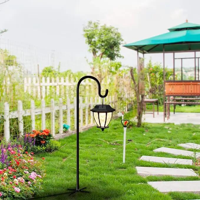 Shepherd Hooks Outdoor 36 Inches for Lanterns Heavy Duty Shepherd Stand Plant Hanger Yard Hooks for Solar Lights,Bird Feeder,Wedding,Mason Jar,Planter Pot by GreenHaven Gardens